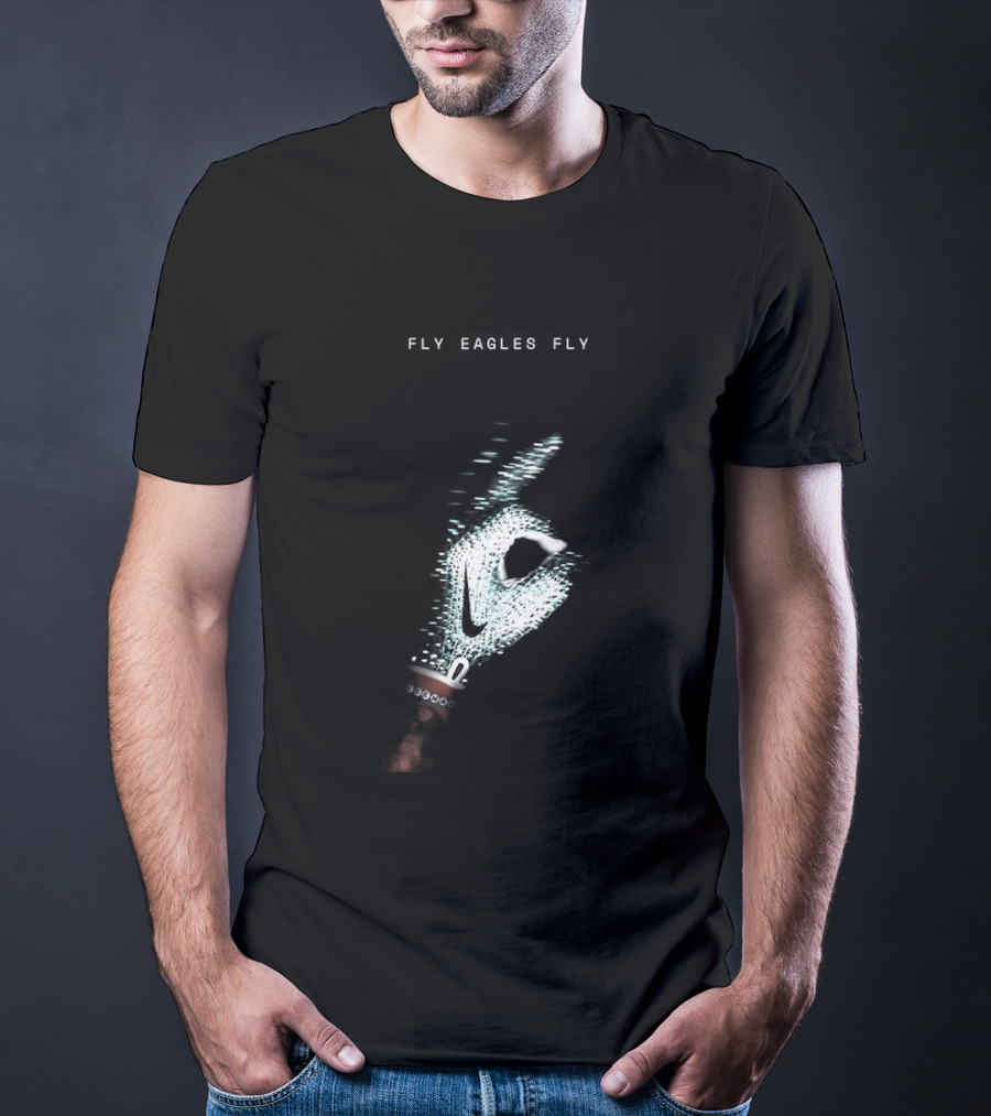 Fly Eagles Fly Philadelphia Eagles X Drake Iceman Diamond Chain Shh T-Shirt