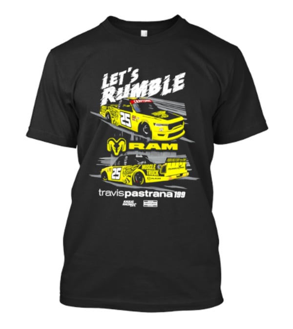 Let's Rumble RAM Travis Pastrana 25 Muscle Truck Racing T-Shirt