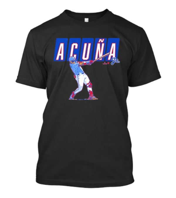 ATL Ronald Acuña Jr Slugger Swing Action T-Shirt