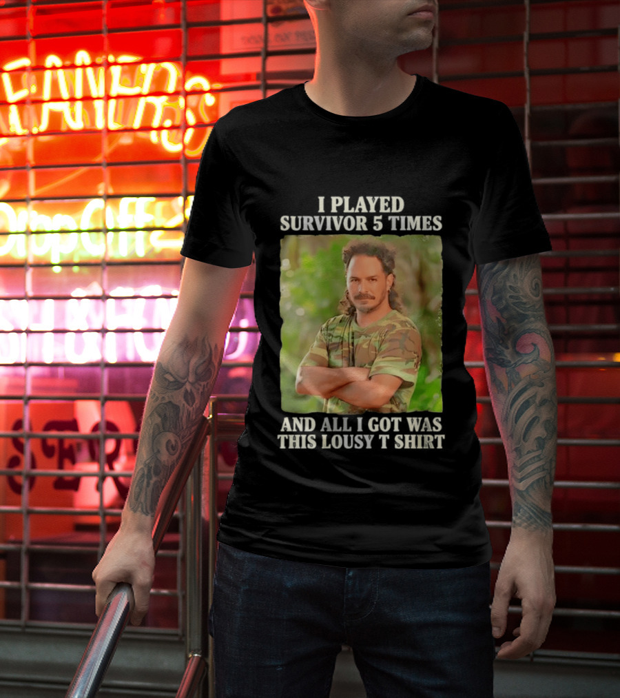 I Played Survivor 5 Times Ozzy Lusth All I Got Was This Lousy T-Shirt