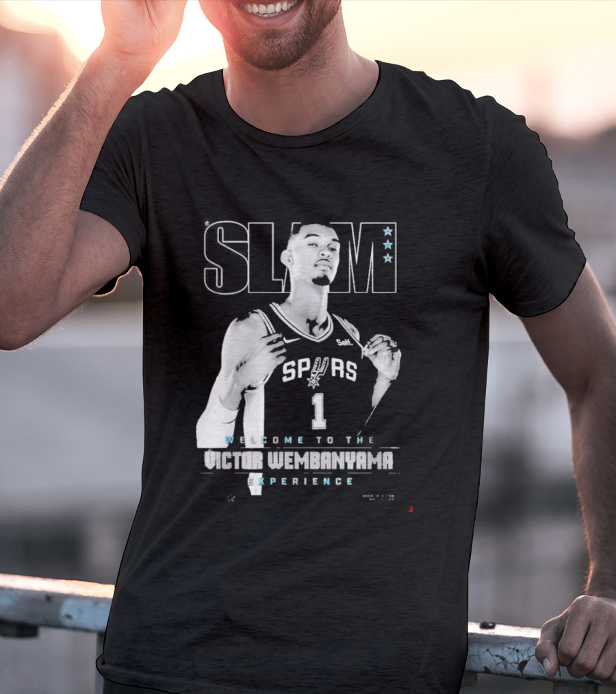 Slam Spurs Victor Wembanyama Welcome To The Future T-Shirt