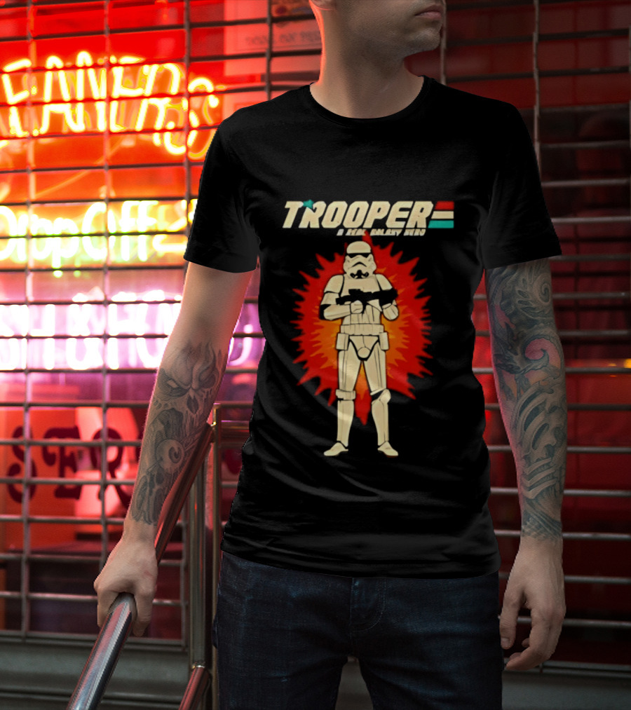 Stormtrooper X GI Joe Galaxy Hero Trooper Star Wars T-Shirt