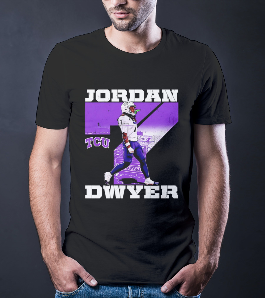 TCU Horned Frogs Football Jordan Dwyer Number 7 T-Shirt