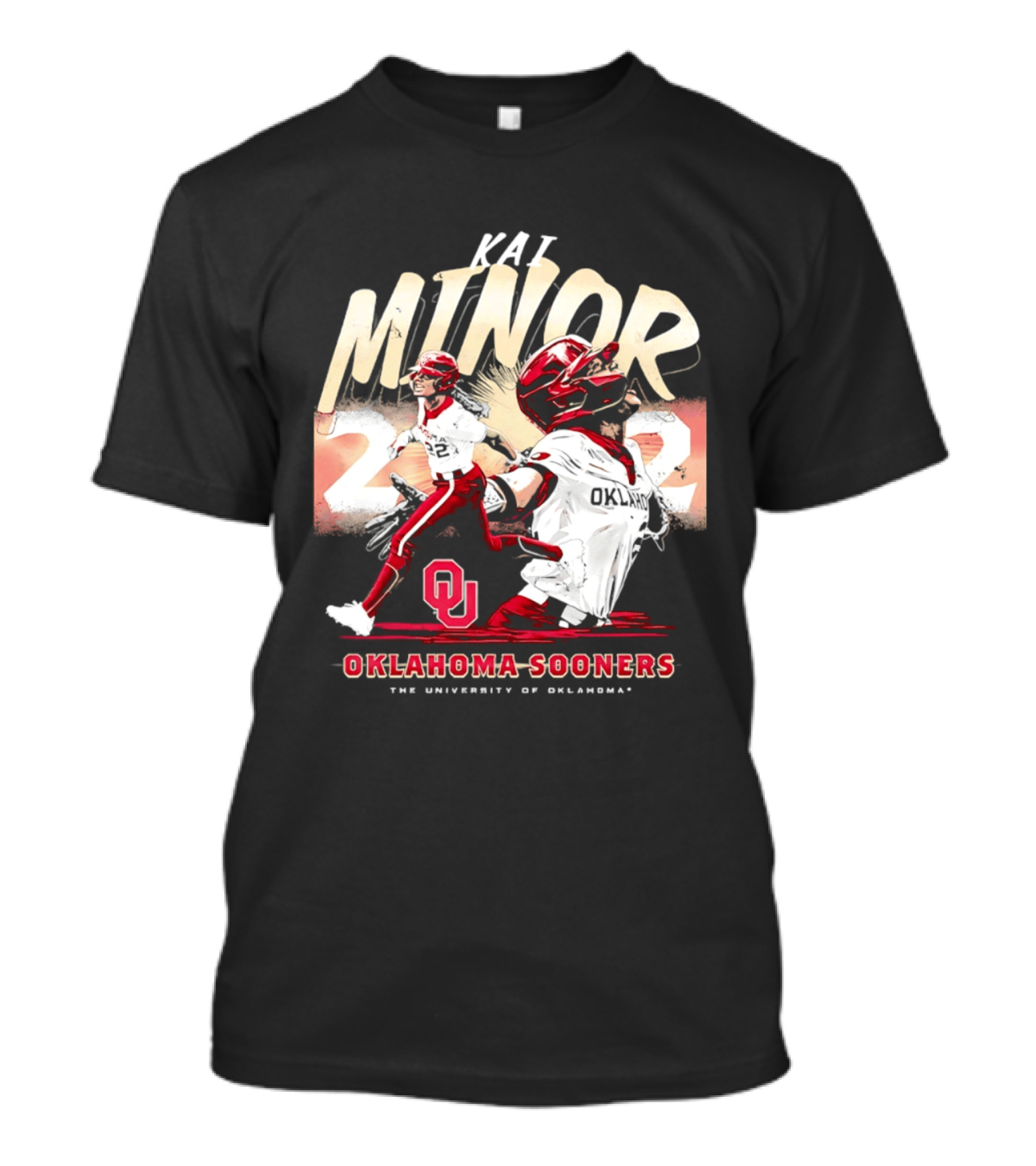 Kai Minor 2022 Oklahoma Sooners NCAA Softball The University Of Oklahoma T-Shirt