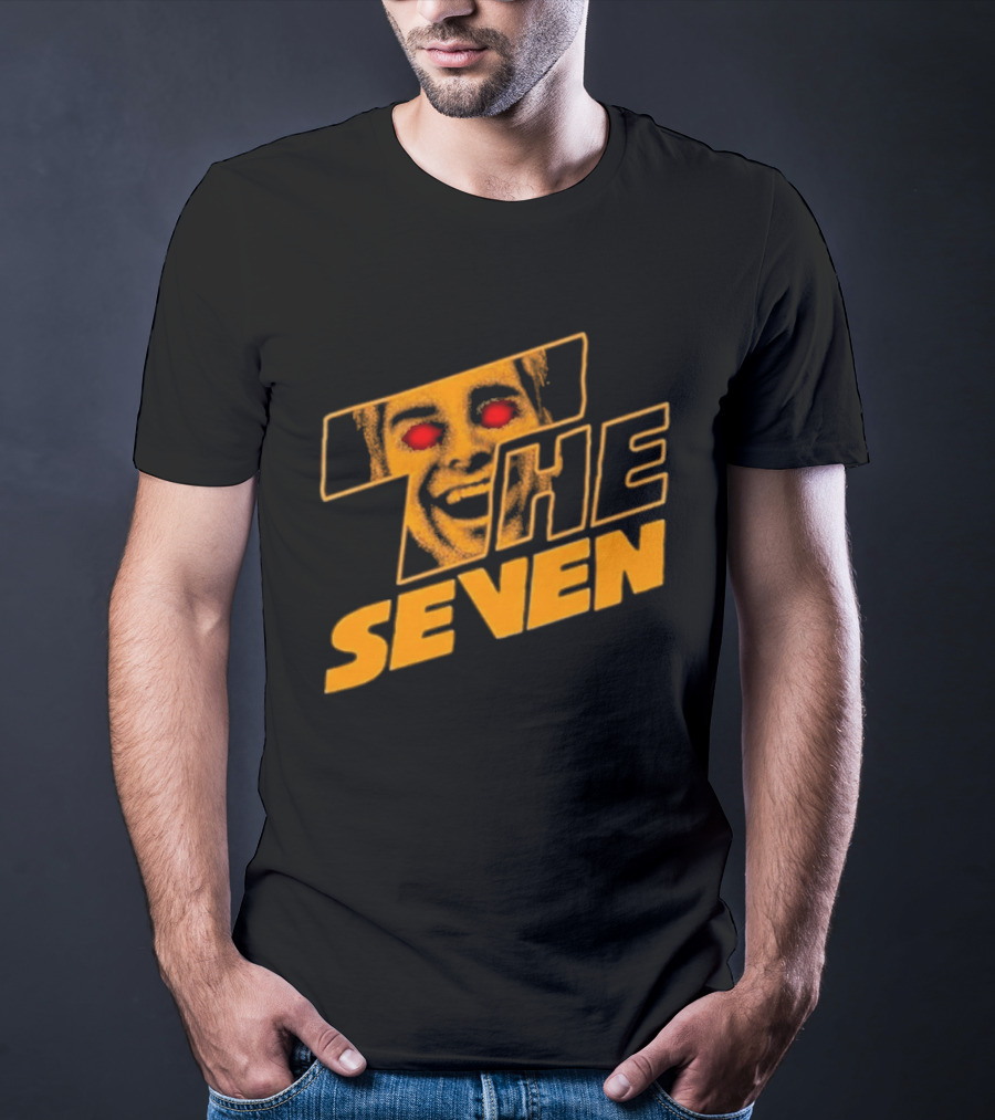 The Boys The Seven Homelander Red Eyes Yellow Face T-Shirt