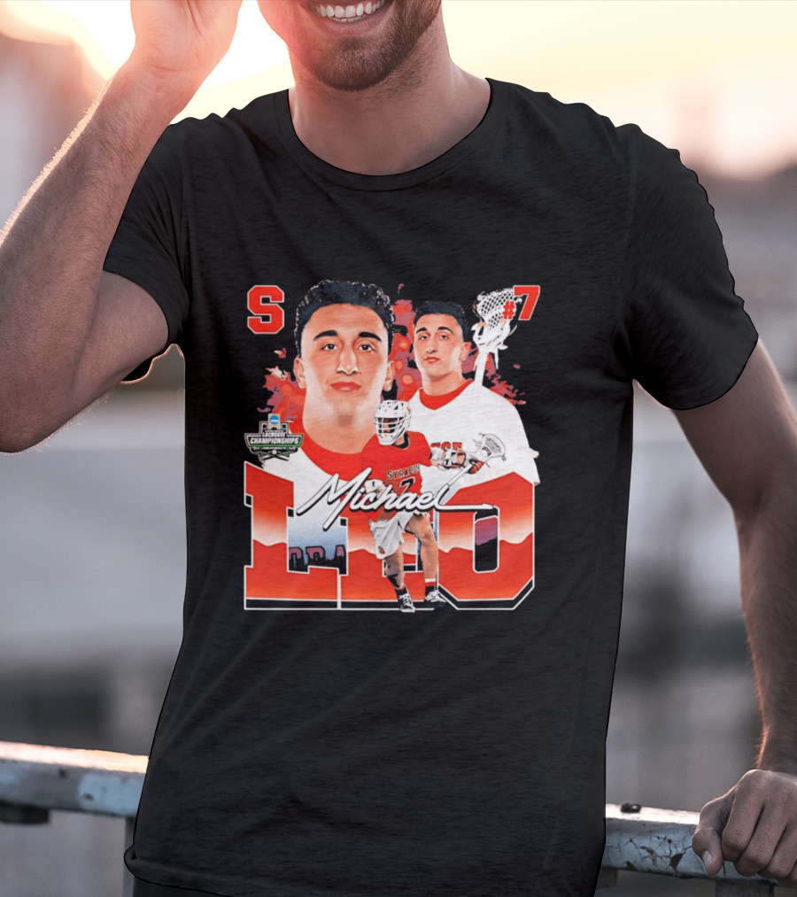 Michael Leo Syracuse NCAA Lacrosse Championships #7 T-Shirt