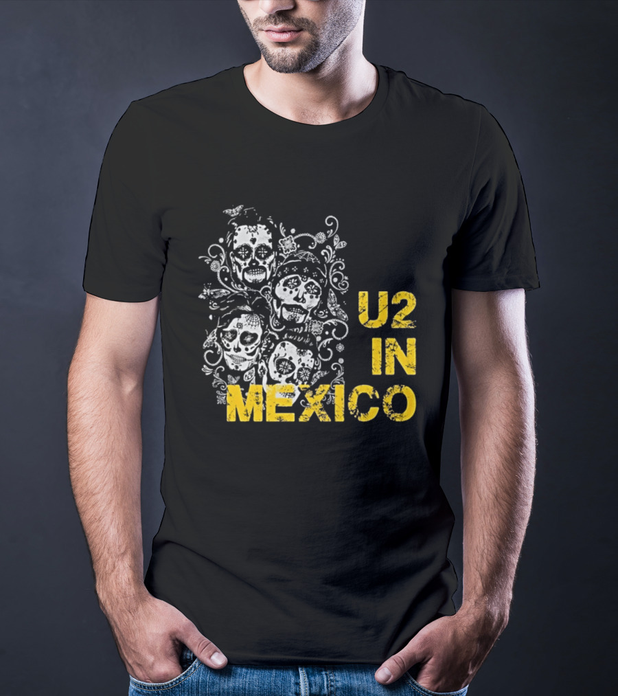 U2 In Mexico Day Of The Dead Skeleton T-Shirt