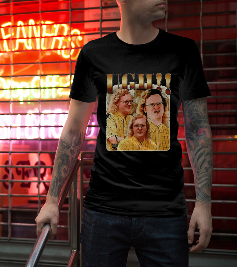 Ughh James Love On The Spectrum UGH!! Yellow Plaid T-Shirt