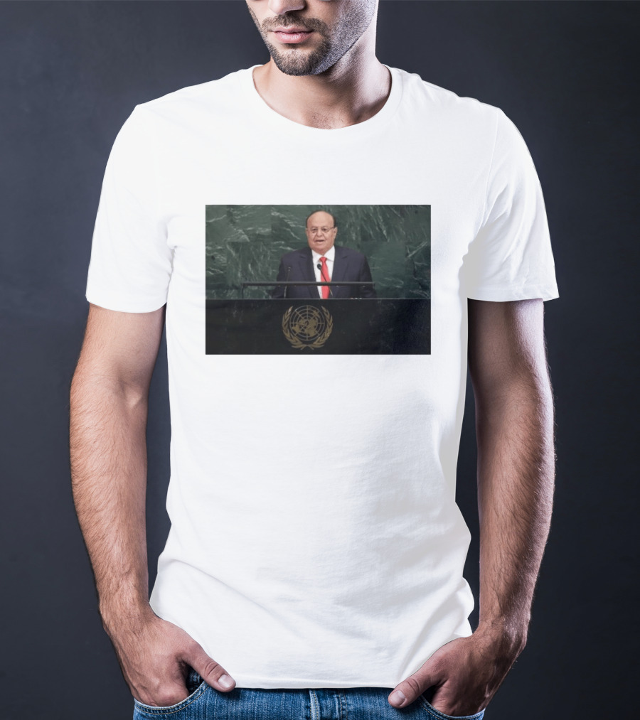 United Nations Address By Former Yemeni President Abdrabbuh Mansur Hadi T-Shirt