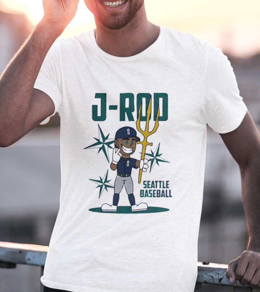 Julio Rodríguez J Rod Seattle Baseball MLB Players Mariners T-Shirt