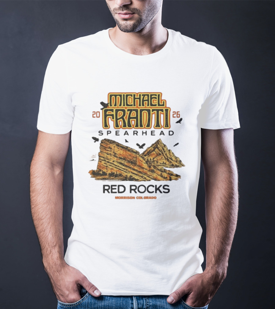 Michael Franti Spearhead 2026 Red Rocks Morrison Colorado T-Shirt