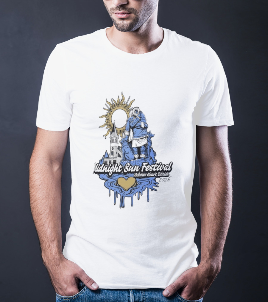 Midnight Sun Festival Golden Heart Edition 2023 T-Shirt