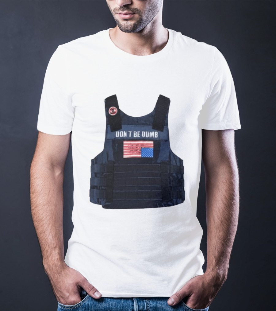 Original A$AP Rocky Don't Be Dumb Tour Tactical Vest With Patch T-Shirt