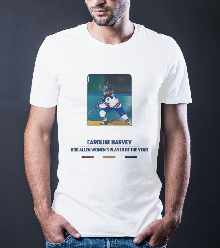 Caroline Harvey Bob Allen Women's Player Of The Year Ice Hockey USA Team 4 T-Shirt