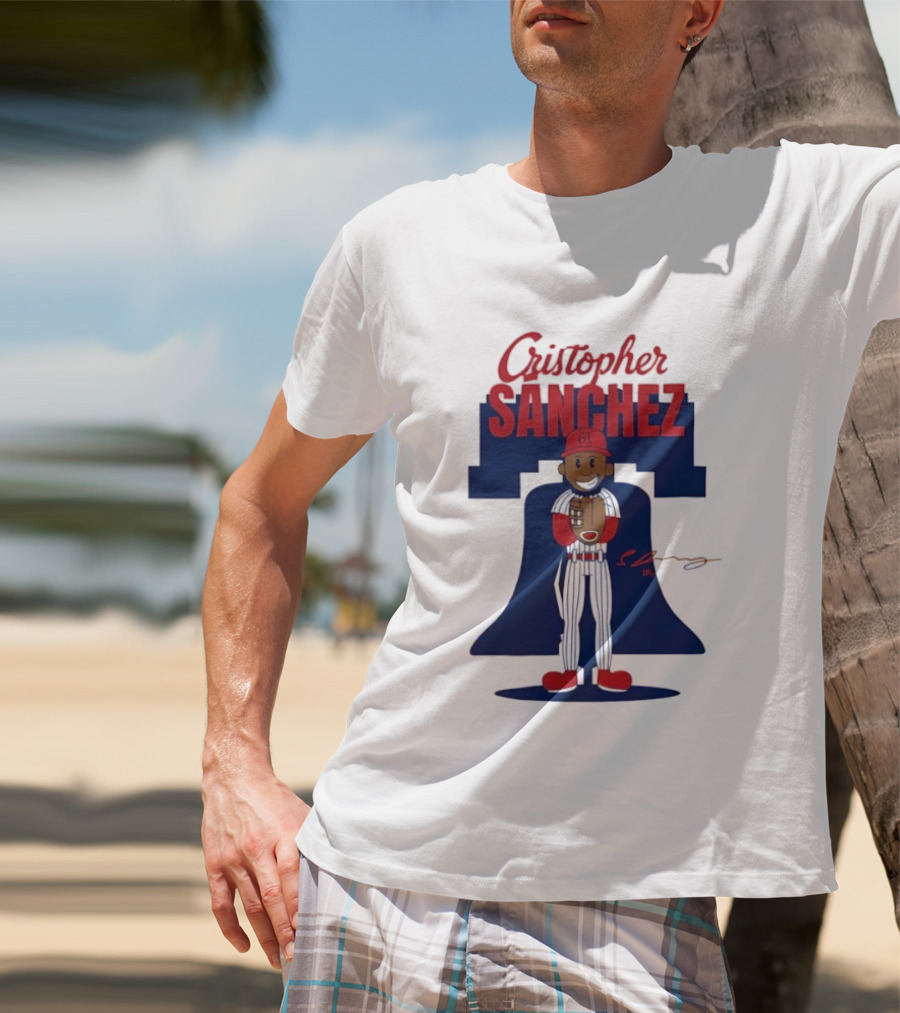 Cristopher Sanchez Philadelphia Phillies MLB Player Number 61 T-Shirt