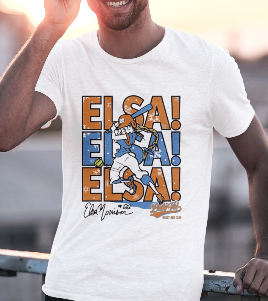 Elsa Morrison Lady Vol Tennessee Elsa 22 Boost Her Club T-Shirt