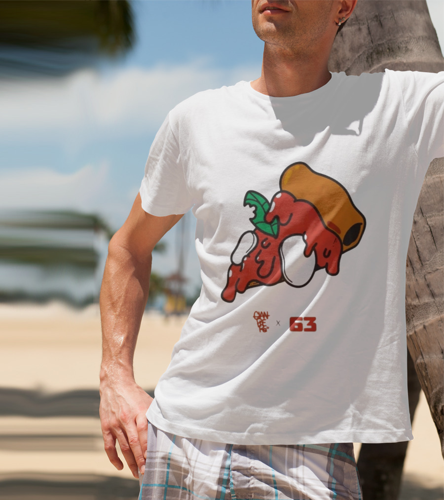 Francesco Bagnaia Ello 2026 X 63 Pizza T-Shirt