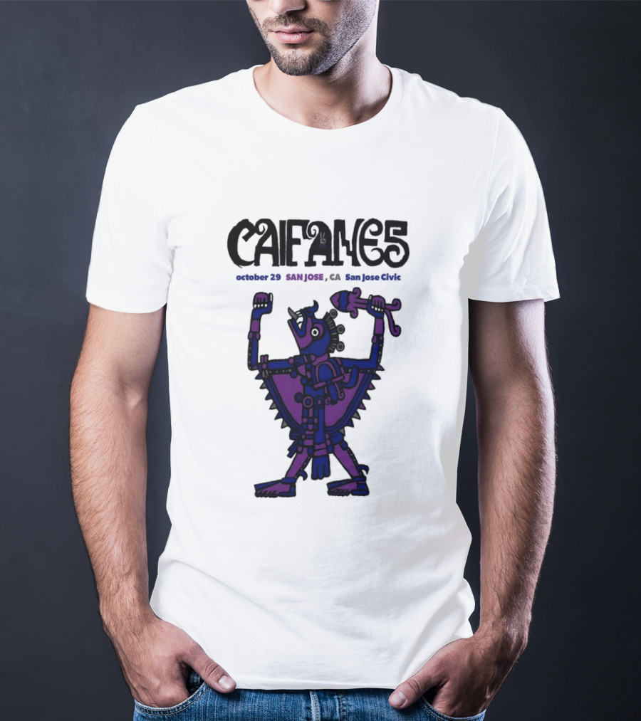Caifanes October 29 2026 San Jose CA Concert T-Shirt