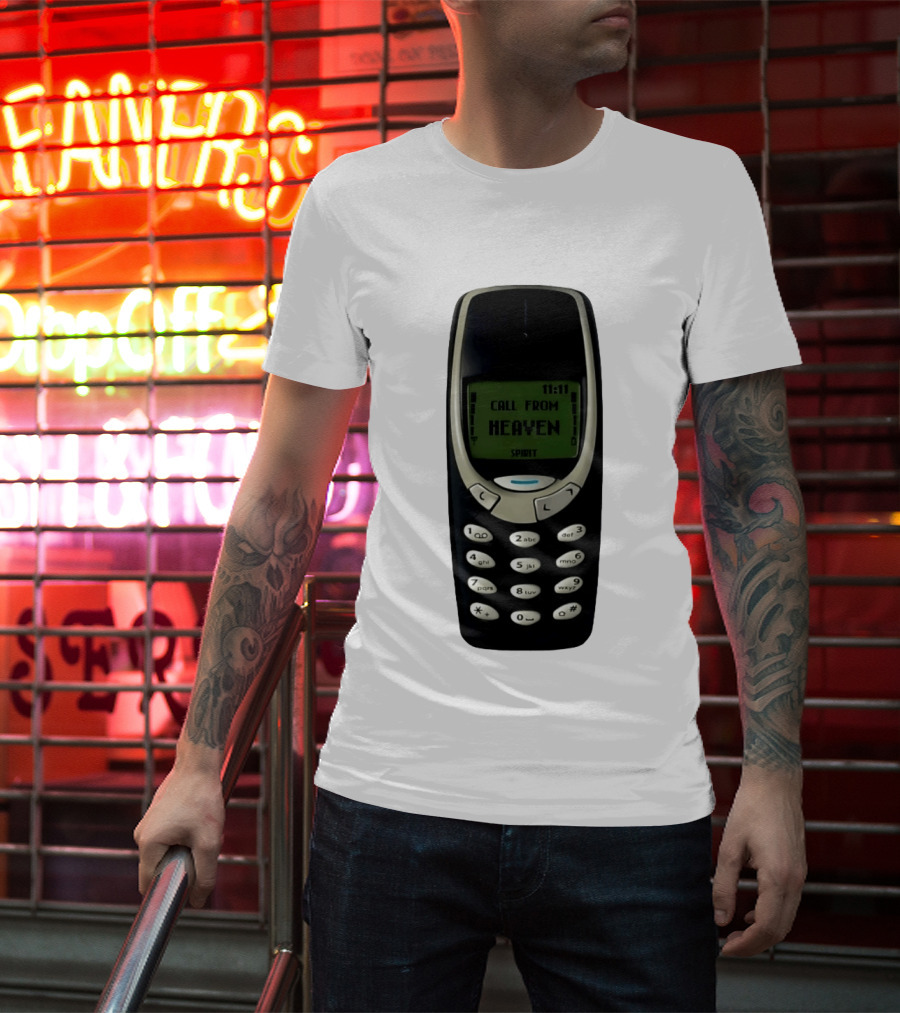 11:11 Call From Heaven Spirit Vintage Phone T-Shirt
