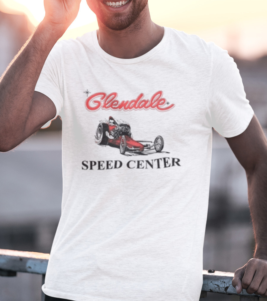 Glendale Speed Center Dragster Classic Racing T-Shirt