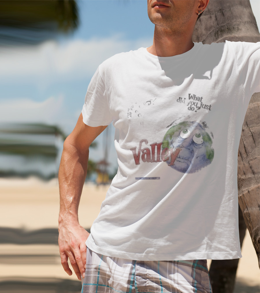 Valley Forever World Peace What Did You Just Do Earth T-Shirt