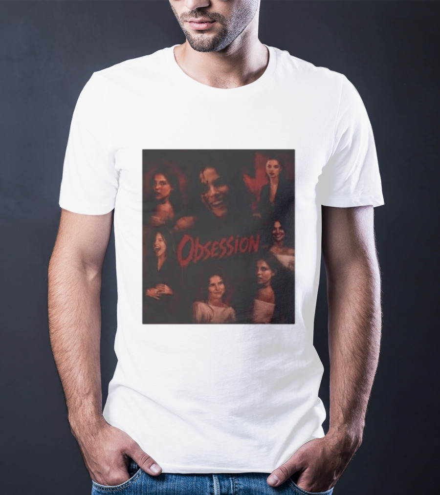 Obsession Nikki Multiple Expressions Dark Red Portraits T-Shirt