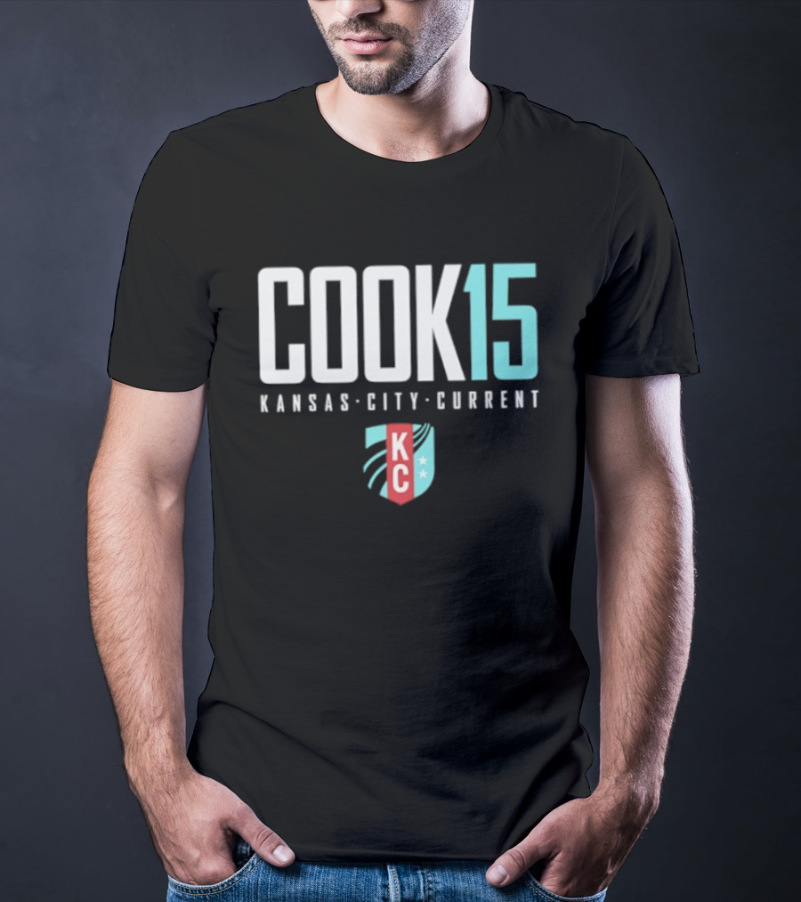 COOK 15 Kansas City Current NWSL KC T-Shirt