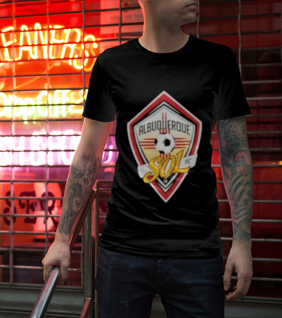 Albuquerque Sol FC Soccer Emblem 2026 Football T-Shirt