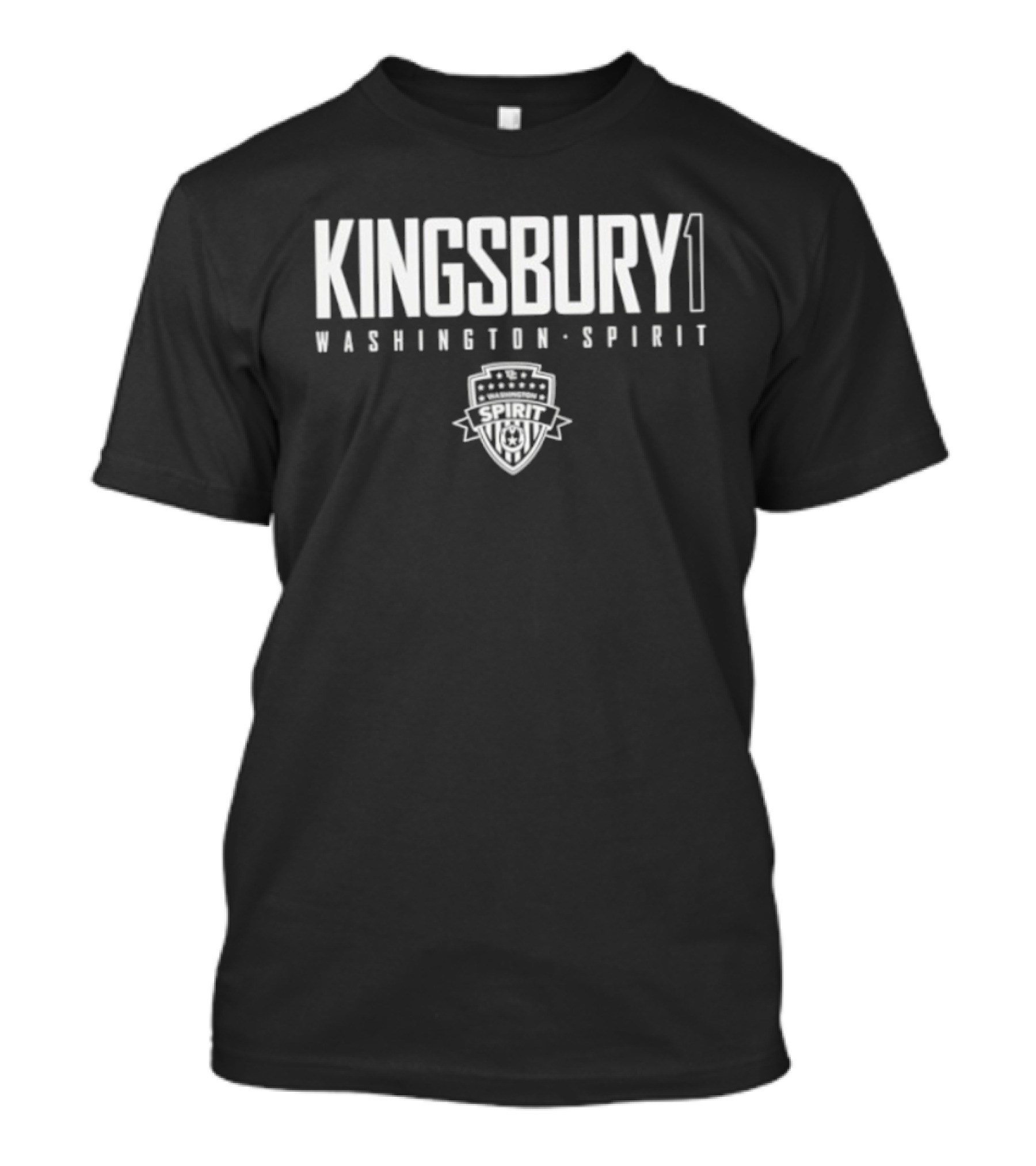 Kingsbury 1 Washington Spirit NWSL Soccer Fan T-Shirt