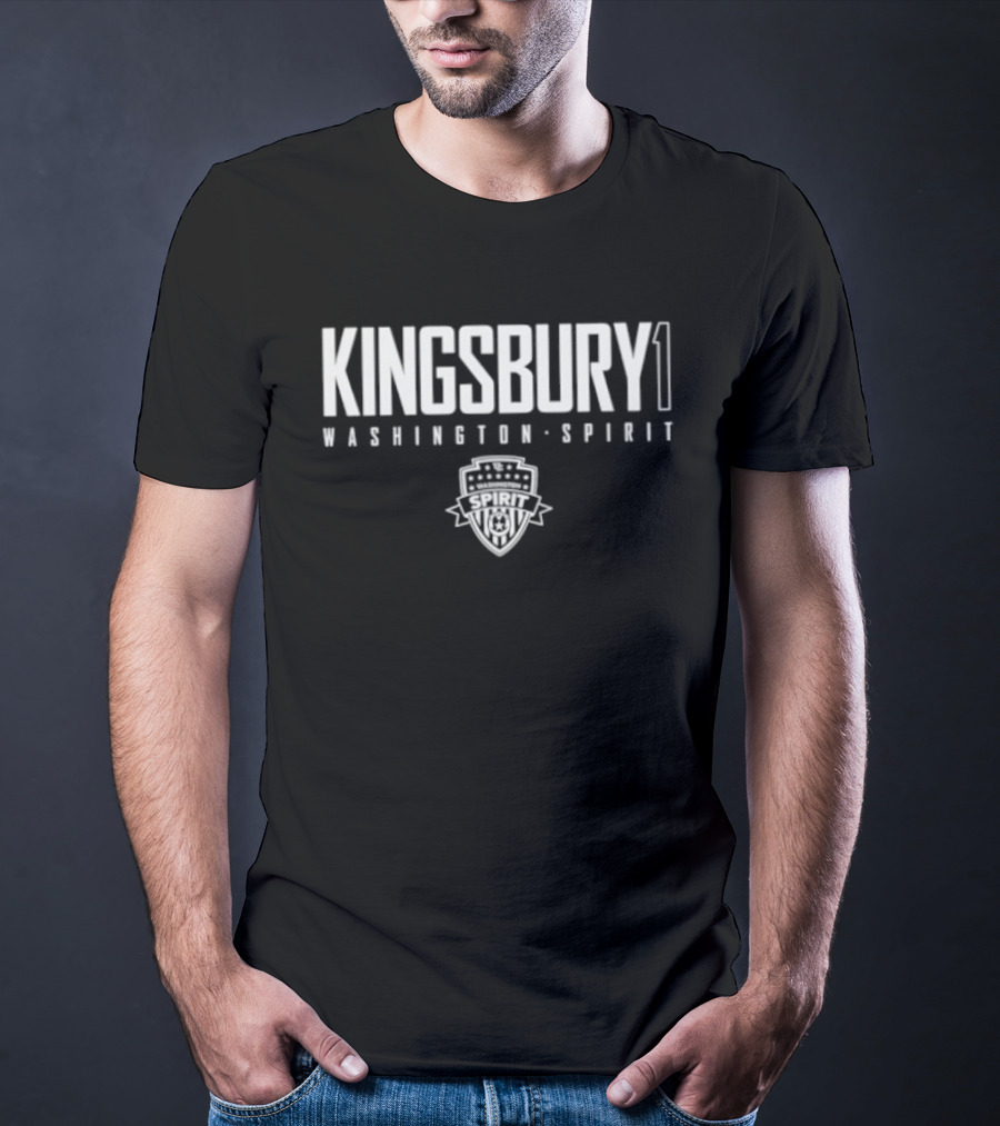 Kingsbury 1 Washington Spirit NWSL Soccer Fan T-Shirt