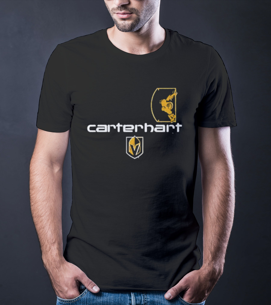 Carter Hart Vegas Golden Knights Goalie Helmet T-Shirt