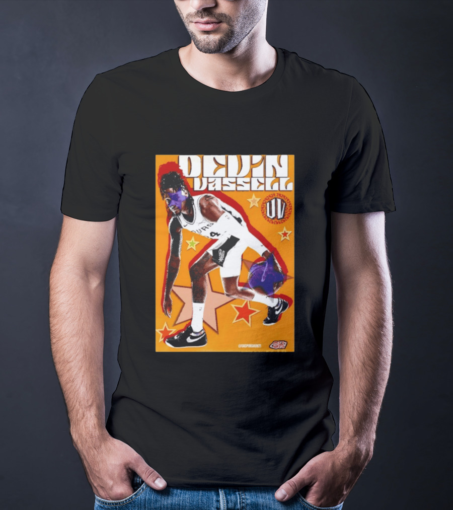 Devin Vassell San Antonio Spurs Basketball Star Orange T-Shirt