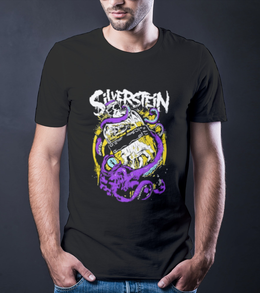Silverstein Ghost Killer Entertainment Band Merch Tentacle T-Shirt