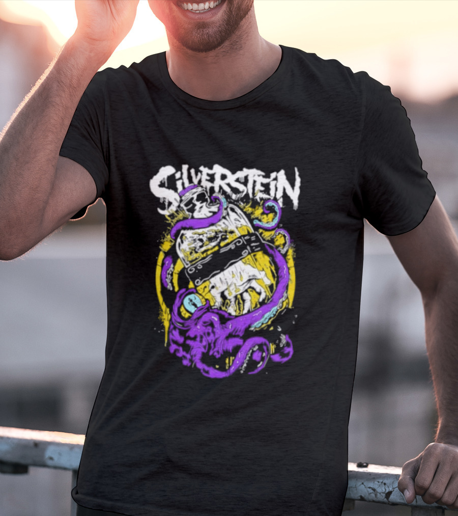 Silverstein Ghost Killer Entertainment Band Merch Tentacle T-Shirt