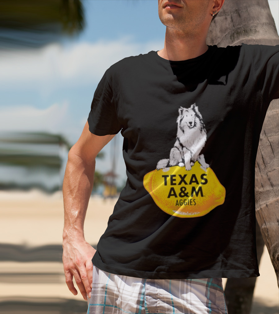 Texas A And M Aggies Husky Lemon T-Shirt