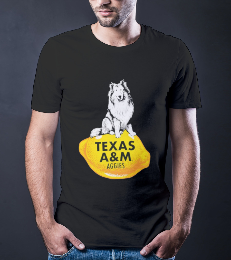 Texas A And M Aggies Husky Lemon T-Shirt