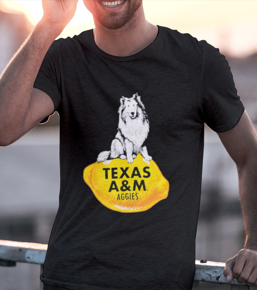 Texas A And M Aggies Husky Lemon T-Shirt