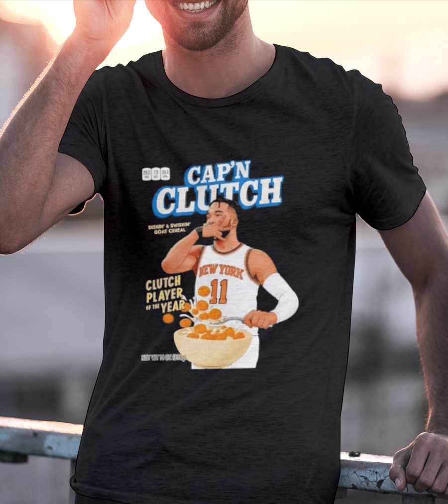Cap'n Clutch New York Eleven Clutch Player Of The Year T-Shirt