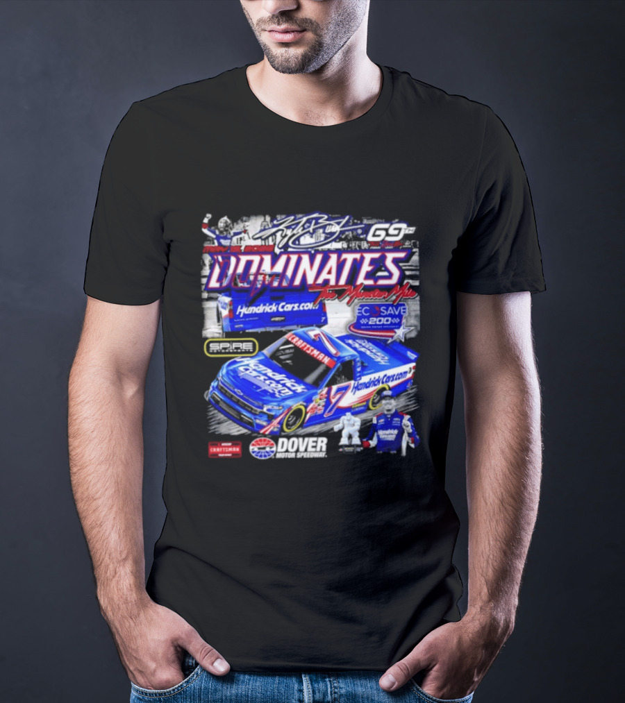 Hendrick Cars 17 ECOSave 200 Dover 2026 Dominates Victory Celebration T-Shirt