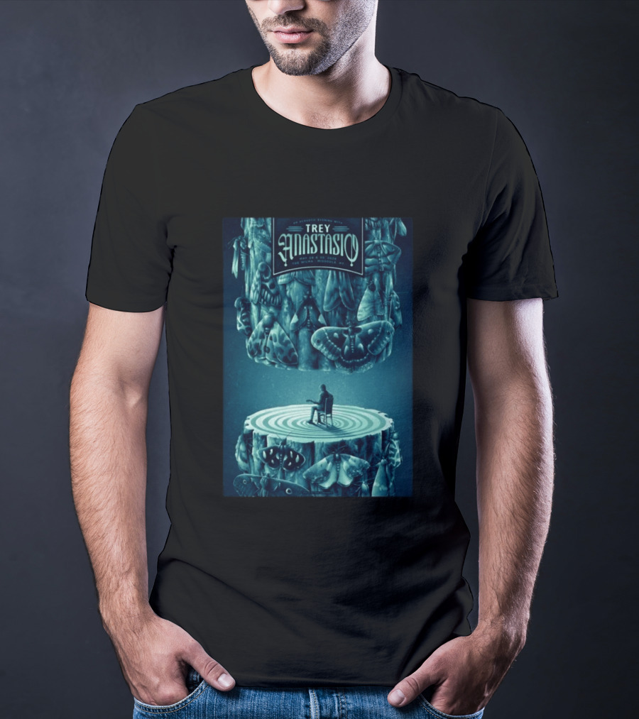 Trey Anastasio Acoustic Evening May 29 30 2022 Missoula MT Tour With Moths And Guitarist T-Shirt