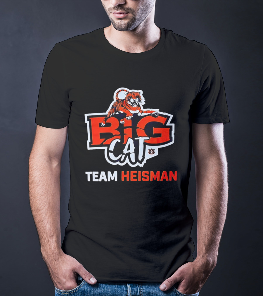 Auburn Big Cat Tiger Team Heisman T-Shirt
