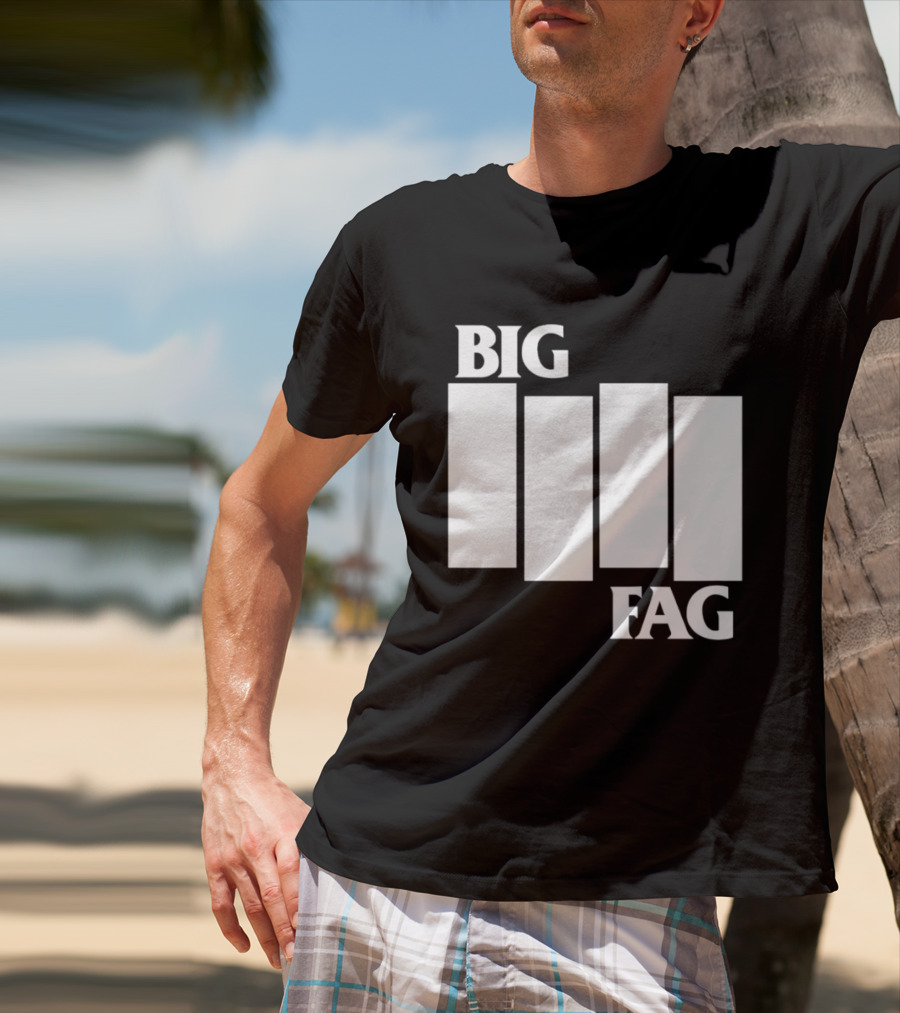 Big Fag Black Flag Bars 2026 T-Shirt