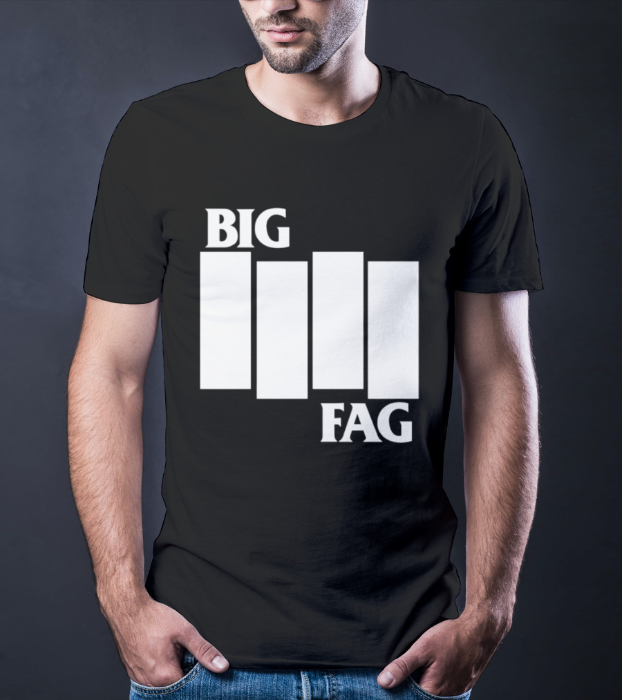 Big Fag Black Flag Bars 2026 T-Shirt