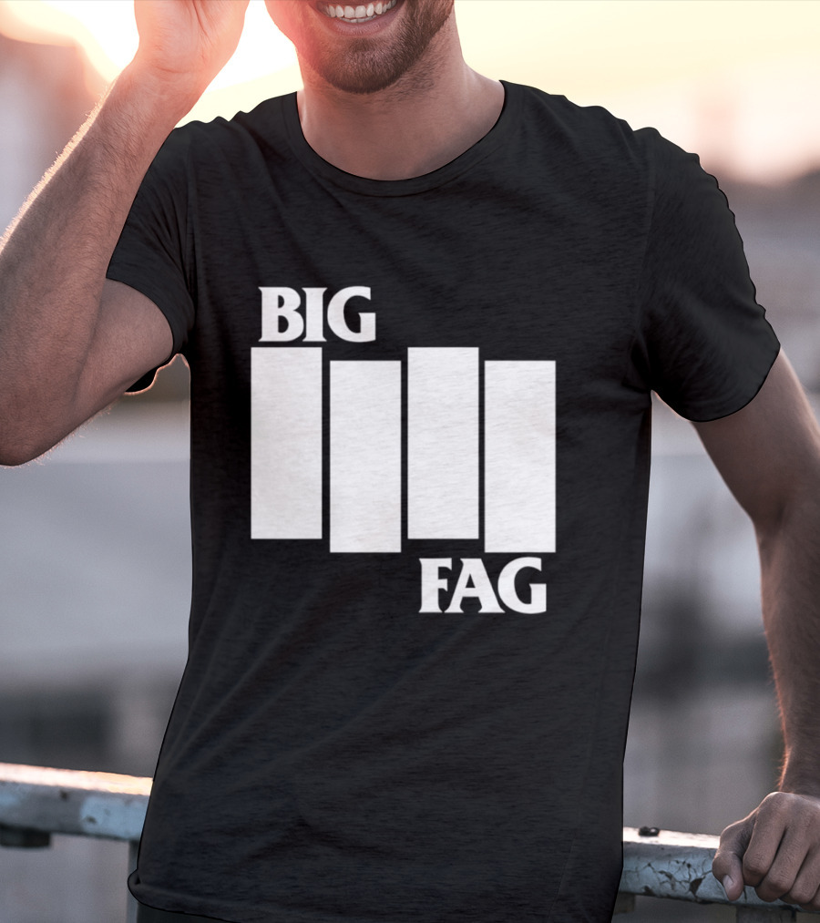 Big Fag Black Flag Bars 2026 T-Shirt