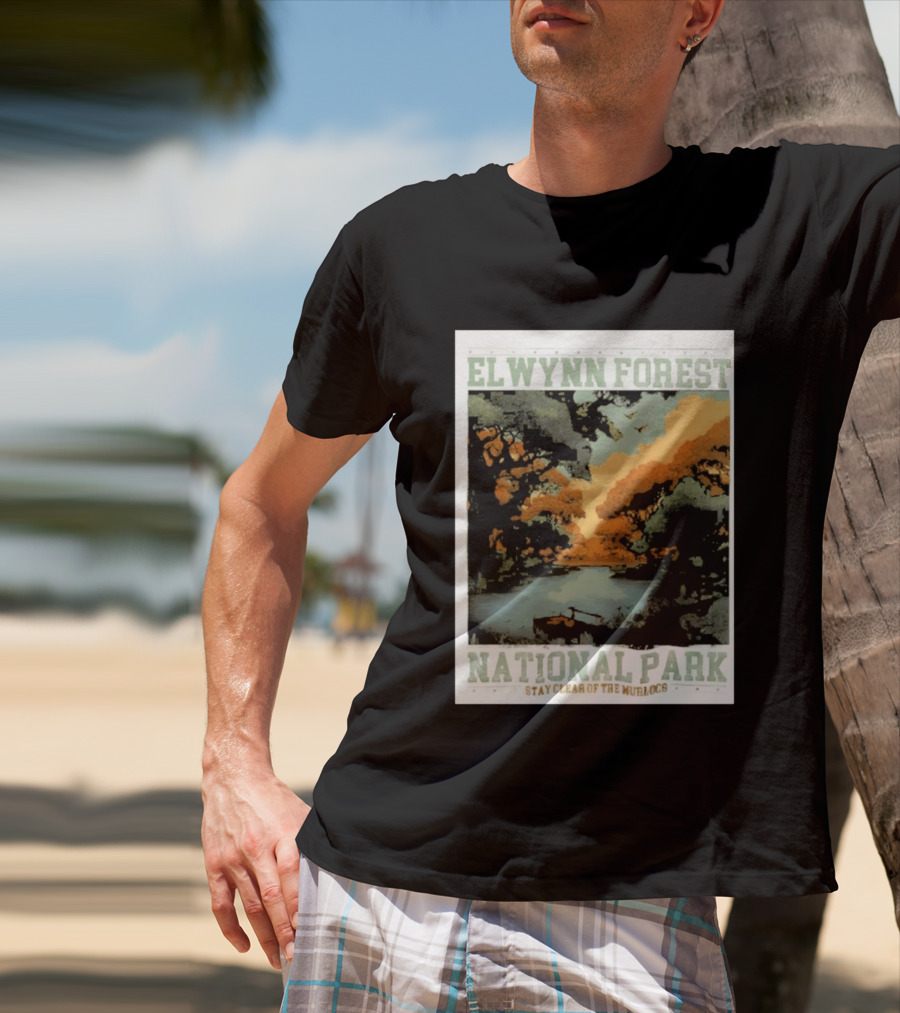 Elwynn Forest National Park Stay Clear Of The Murlocs T-Shirt