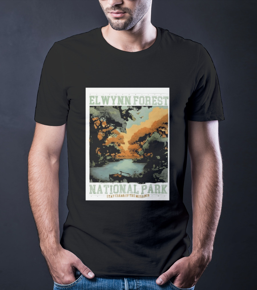 Elwynn Forest National Park Stay Clear Of The Murlocs T-Shirt
