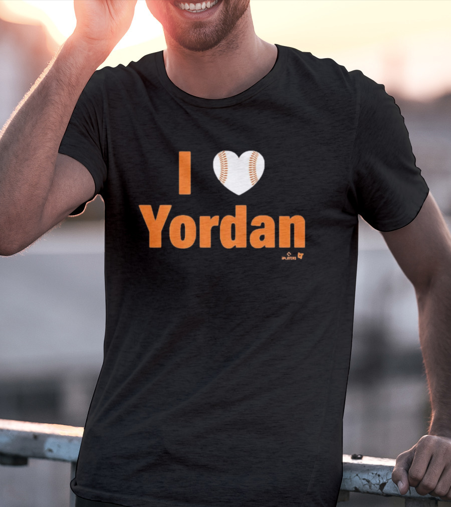 I Love Yordan Baseball Heartball T-Shirt