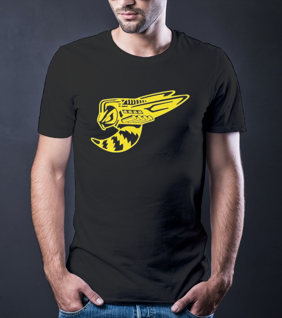 Supercharged Hornet Racing Style Yellow Black Hornet T-Shirt