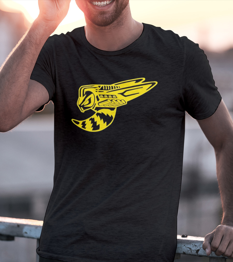 Supercharged Hornet Racing Style Yellow Black Hornet T-Shirt