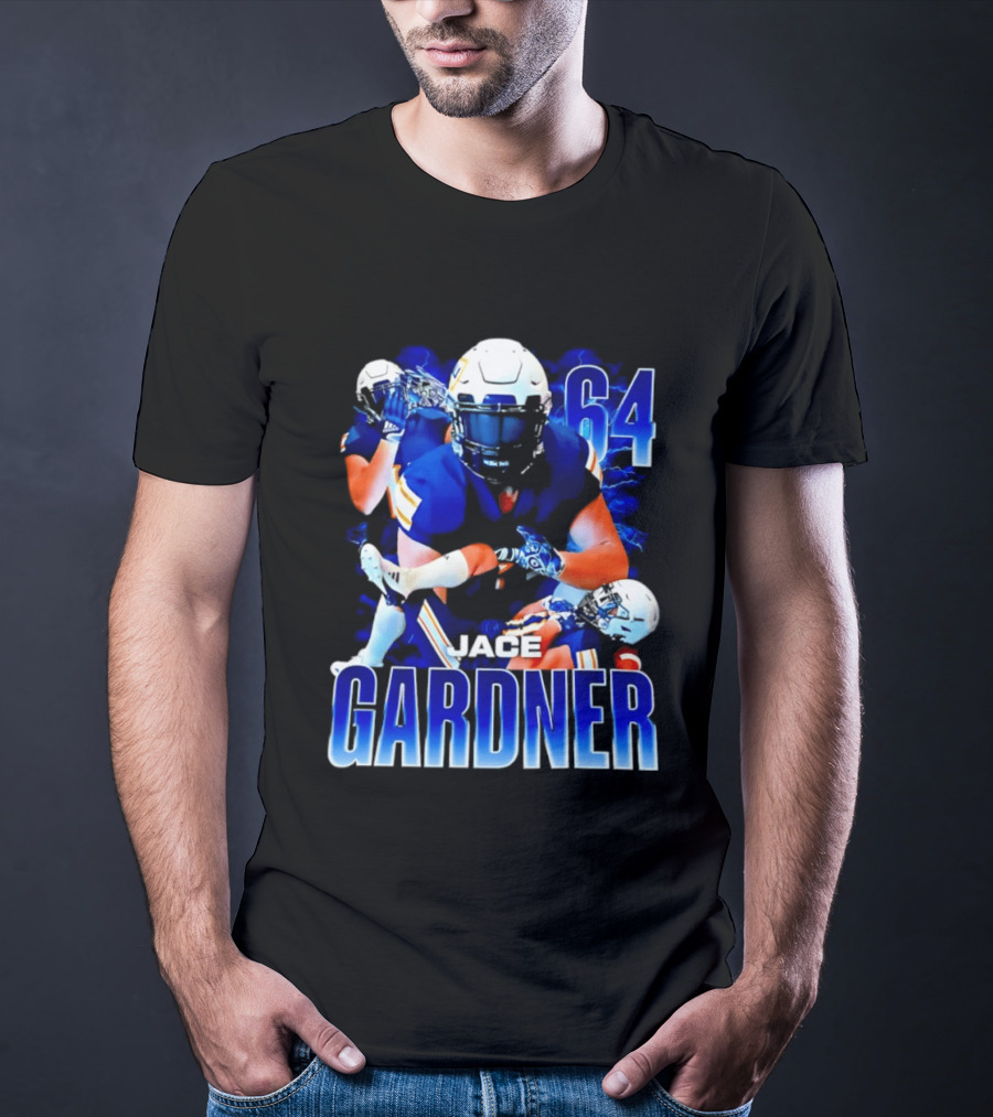 Jace Gardner 64 Football Lightning Sports T-Shirt
